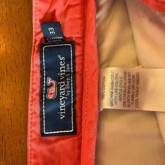 Men’s Vineyard Vines 9” Short. 33”. Salmon - Picture 8 of 10